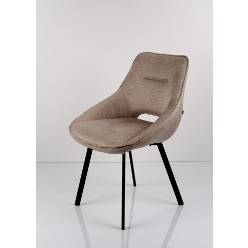 Krzesło DELUXE KR-190 Tkanina  Noga Metalowa